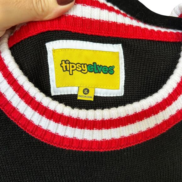 Tipsy Elves Men's Ask Your Mom Ugly Christmas Sweater Size XL - Picture 3 of 4